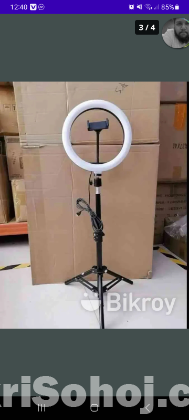 Tripod or phone stand with ring light